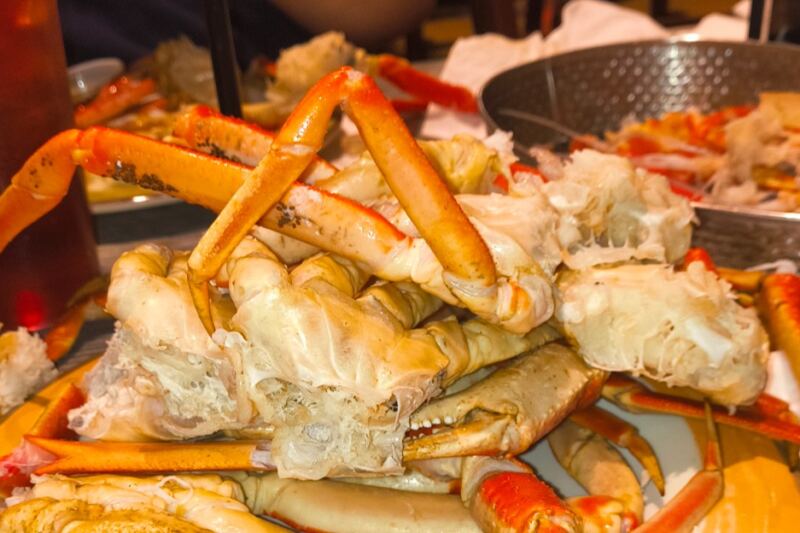 At This New Mexico Casino Buffet Off Old Route 66, the Seafood Spread Means All-You-Can-Eat Crab Legs