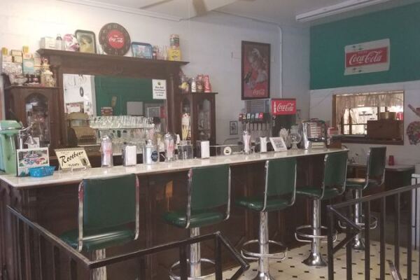 A Dewey Oklahoma Antique Shop Hides An Old-Fashioned Soda Fountain Pouring Chocolate Sodas And Floats