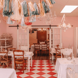 An English Host Serves Buttery Scones and Clotted Cream at This Proper Tea Room in Texas