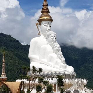 Wat Phra That Pha Sorn Kaew, Where Five Buddhas Overlook a Sea of Mountain Peaks