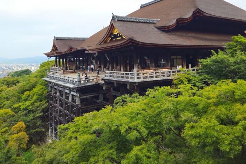 Inside Kiyomizu-dera, Where a Wooden Terrace Opens Over the Hills of Kyoto