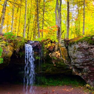 13 Michigan Waterfalls Worth the Drive, Including One You Can Walk Behind