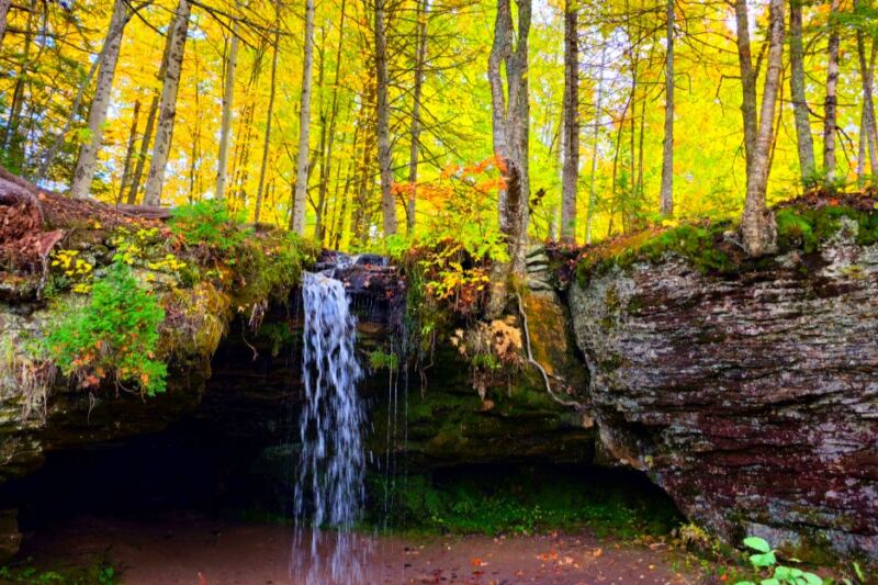 13 Michigan Waterfalls Worth the Drive, Including One You Can Walk Behind