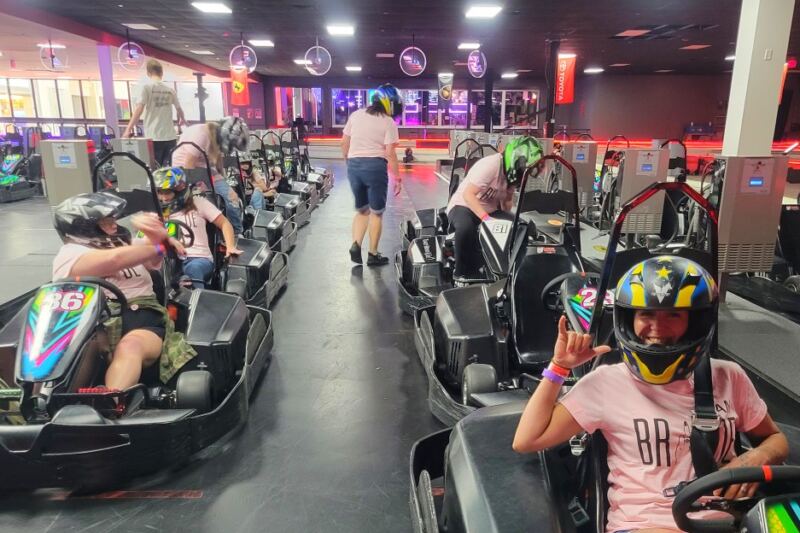 This Michigan Indoor Go-Kart Track Has Axe Throwing and Rage Rooms Too