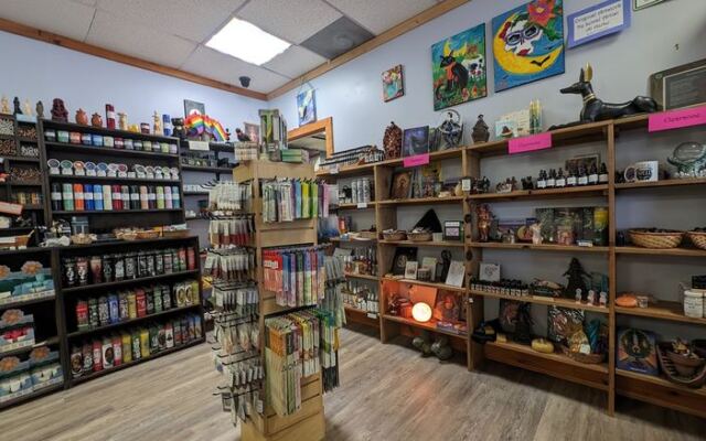 Everyone’s Buzzing About This Upstairs North Carolina Witch Shop Stocked With Wands, Crystals, and Curious Treasures