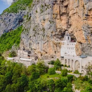 This Montenegrin Monastery Looks Like It Was Built Straight Into a Vertical Cliff
