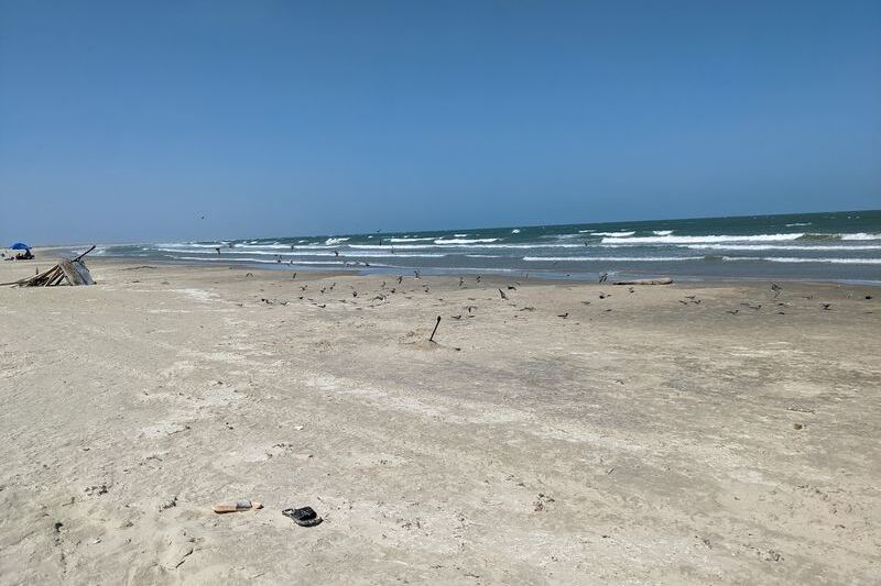 A Five-Minute Boat Ride Takes You to a Quiet Texas Island Beach With No Amenities in Sight