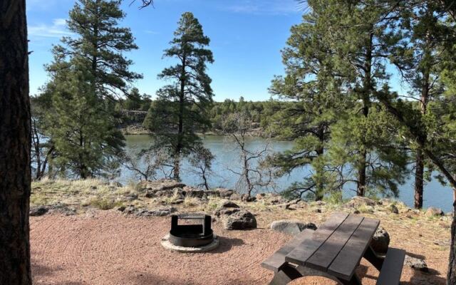 When the Water Runs Way Down, This 150-Acre Arizona Lake Still Draws Trout Anglers to Its Paved Campsites