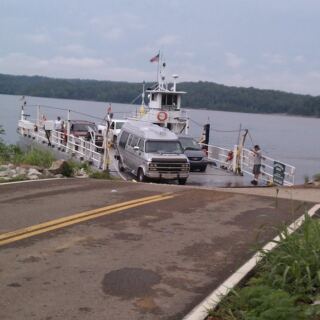 This Old-Fashioned Car Ferry Near Big Sandy, Tennessee, Still Carries Drivers Across the Tennessee River