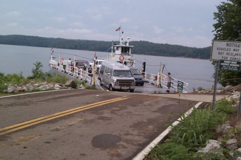 This Old-Fashioned Car Ferry Near Big Sandy, Tennessee, Still Carries Drivers Across the Tennessee River
