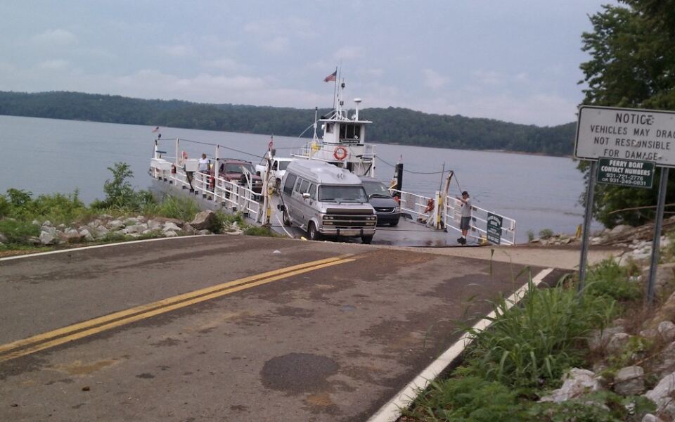 This Old-Fashioned Car Ferry Near Big Sandy, Tennessee, Still Carries Drivers Across the Tennessee River