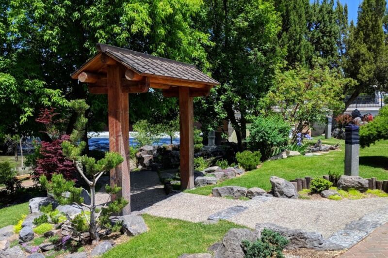 This Hidden Idaho Island Has Waterfalls and a Japanese Garden