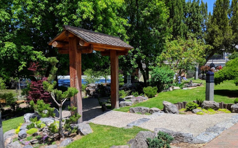 This Hidden Idaho Island Has Waterfalls and a Japanese Garden