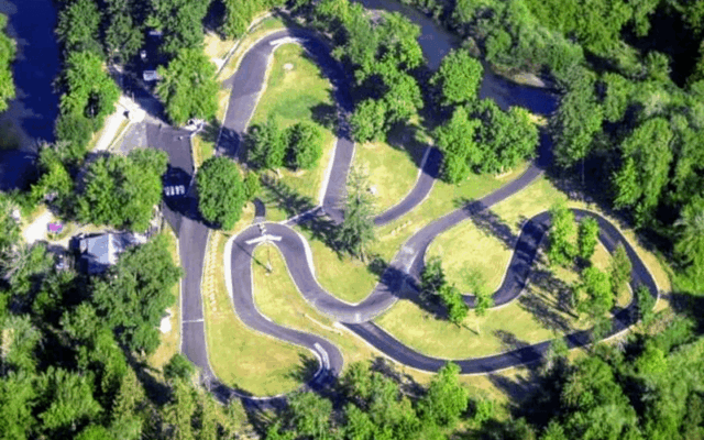 Oregon Racers of Every Skill Level Get Humbled on the Hairpin Turns of This Massive Go-Kart Track