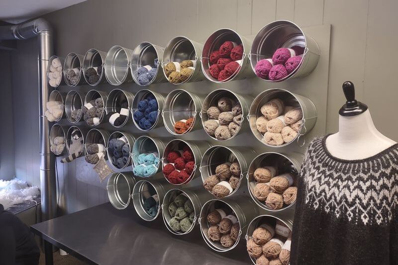 Skeins of Hand-Dyed Wool Fill Every Wall at This Cozy Minnesota Yarn Shop, and Knitters Treat It Like a Pilgrimage