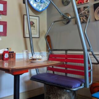 This New Hampshire Café Has a Ski Chairlift Inside and Brisket on the Menu