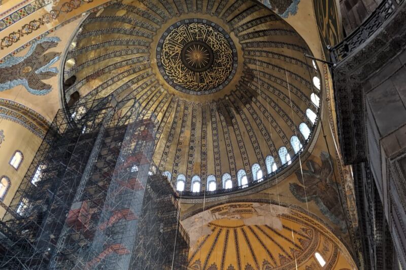 Built in 537, Hagia Sophia Still Dominates Istanbul Beneath Its 55-Meter Dome