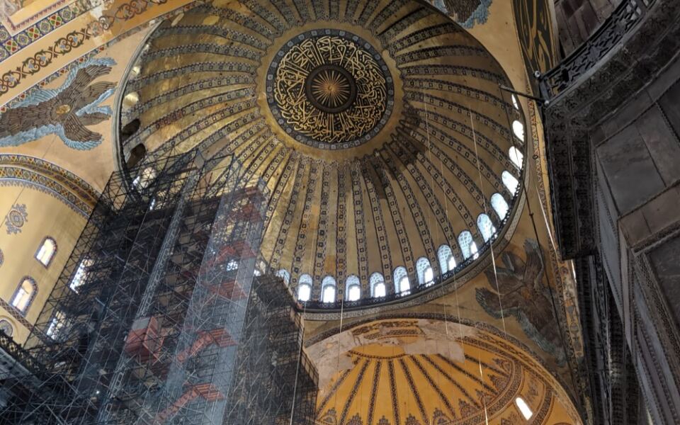 Built in 537, Hagia Sophia Still Dominates Istanbul Beneath Its 55-Meter Dome