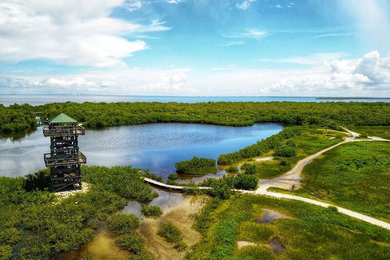 Robinson Preserve in Bradenton, Florida, Offers Free Trails Through Restored Coastal Wetlands