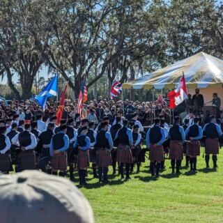 Caber Tosses and Bagpipes at the Central Florida Scottish Highland Games in Winter Springs, Florida