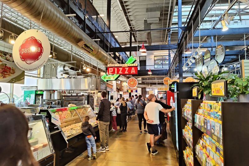 Columbus Shoppers Sample Fresh Cheese And Pierogi Under North Market’s Historic Roof