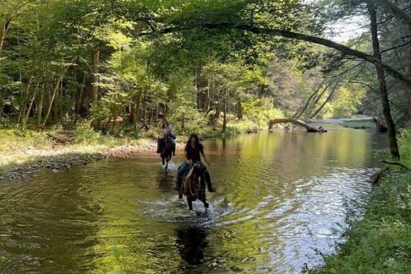 This New Jersey Ranch Leads Two-Hour Horseback Rides Past Creeks And Wildflower Fields