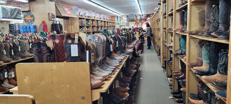 Over 1,000 Pairs of Cowboy Boots Line the Walls at This Stockyards City Shop