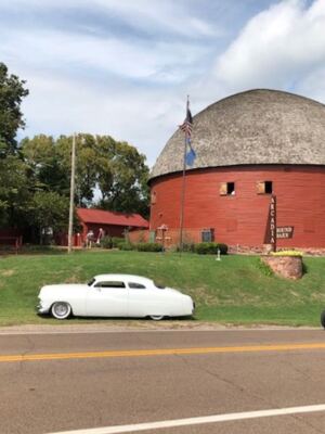 Oklahoma’s Only Surviving Round Barn Has Stood Beside Route 66 in Arcadia Since 1898
