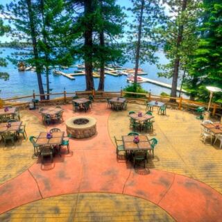 This Oregon Lake Retreat Rents Cozy Cabins and Boats With Dinner Served Right on the Shore