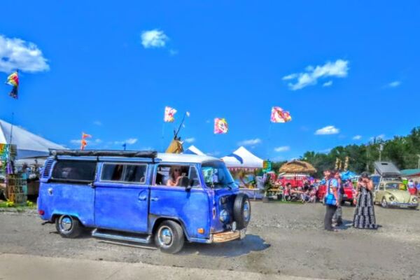 This North Carolina Festival Fills a Field With Vintage VW Buses, Tie-Dye, and 1960s Music