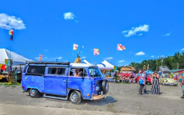 This North Carolina Festival Fills a Field With Vintage VW Buses, Tie-Dye, and 1960s Music