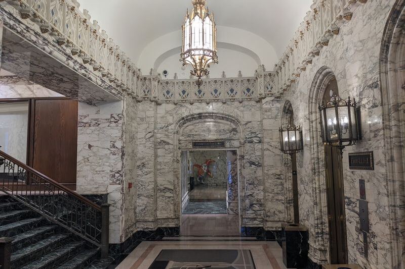 Walk Into This Gilded Tulsa Art Deco Tower for Free and Ride the Elevator Toward a Rooftop City View
