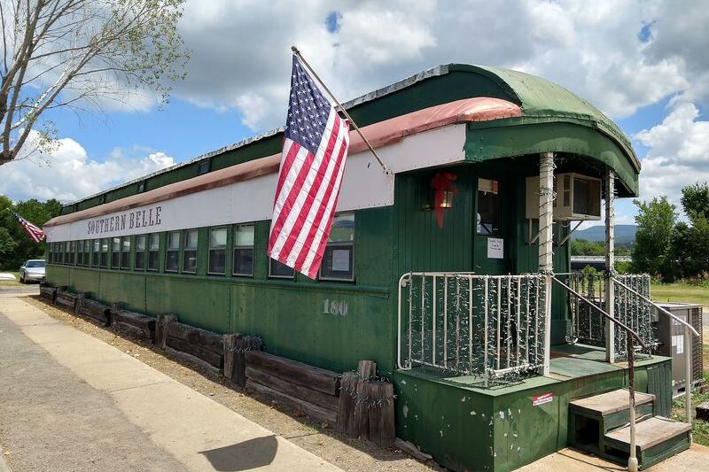 This Oklahoma Diner Serves Burgers and Malts Inside a Restored Vintage Railroad Car