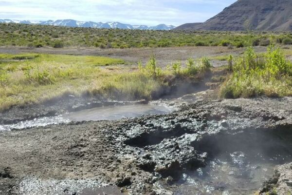 At Mickey Hot Springs, Oregon’s Remote High Desert Hides a Tiny Geyser and Steaming Pools