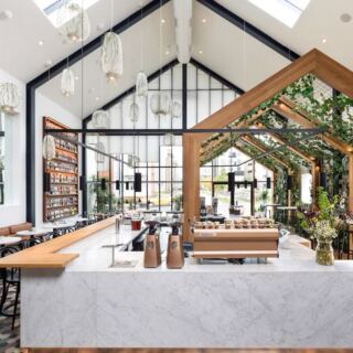 The Treehouse Inside This New Jersey Industrial Garden Turns Coffee Into a Climb