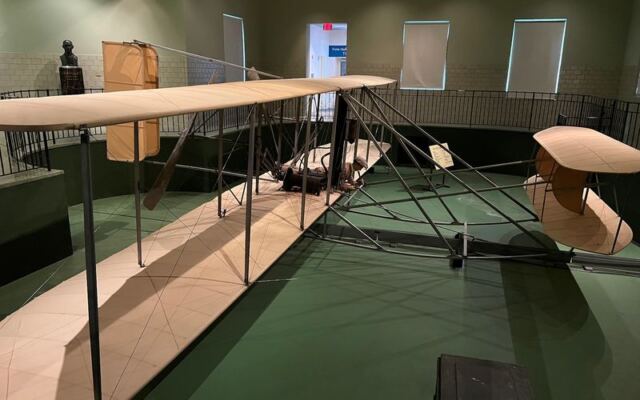 Inside Dayton’s Carillon Historical Park, A Wright Brothers Flyer Sits Beside A Working Old Brewery-Free Bakery Street