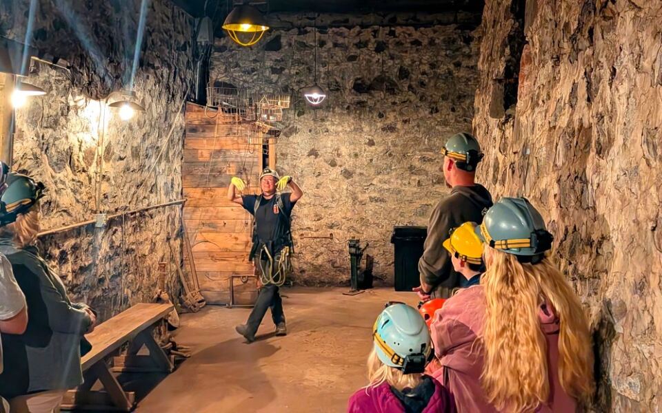 This Michigan Copper Mine Lets You Rappel 80 Feet Underground