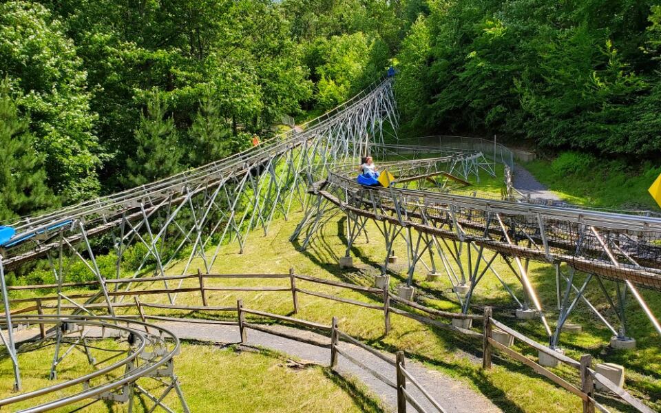 This Pennsylvania Mountain Coaster Lets You Control the Speed Through the Woods