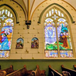 Tulsa’s Holy Family Cathedral Feels Like Europe, Right Down to the Colored Light on Stone