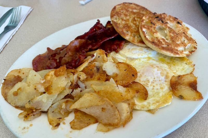 Seven Dayton-Area Diners Whose Breakfast Plates Hang Off The Edge Of The Table