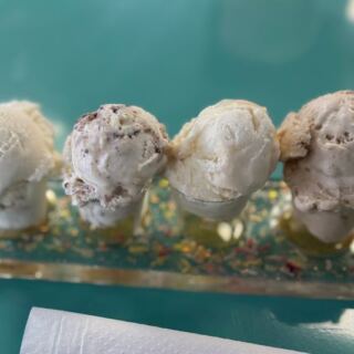 1895 Homemade Ice Cream in Shawnee, Oklahoma, serves homemade scoops in waffle cones made in-house