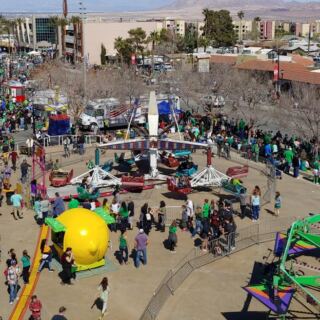 This Nevada Plaza Has A 42-Foot Screen, Amphitheater And Splash Pad