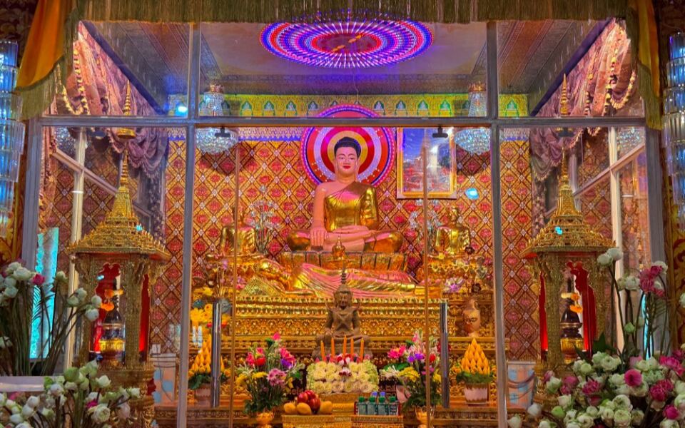 Inside Wat Krom Temple, Where Buddhist Tradition Meets Views of Cambodia’s Southern Coast