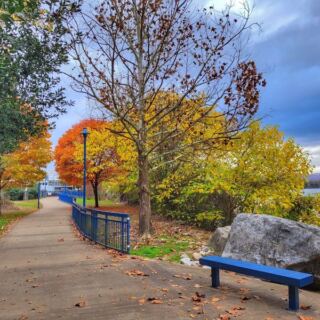 This Paved Tennessee Riverfront Path Packs a Whole Day of River Views and Waterfront Art