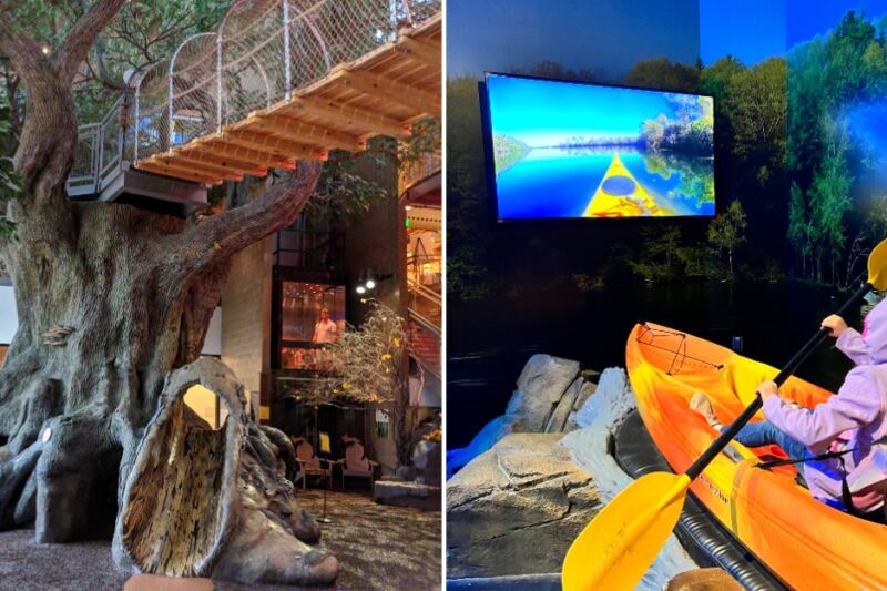 This Detroit Attraction Lets You Kayak, Fish, and Climb a 35-Foot Tree