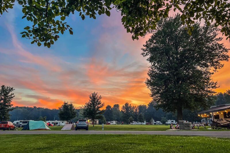 Most Ohioans Drive Right Past This Quiet Campground Tucked Into The Woods, And Fall Is When It Shines