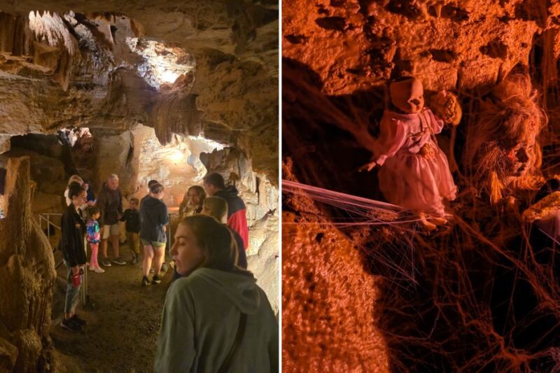 This Pennsylvania Cave Tour Takes You Through Two Crystal-Filled Caverns