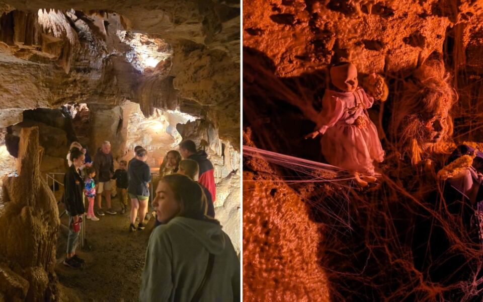 This Pennsylvania Cave Tour Takes You Through Two Crystal-Filled Caverns