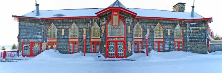 This Historic Lake Superior Lodge in Minnesota Hides a Dazzling 20-Foot Domed Dining Room