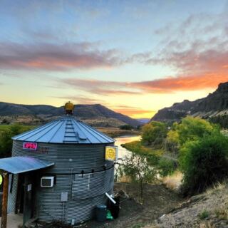 This Back-Road Oregon Hangout Is Tucked Inside a Single Old Grain Silo, and Locals Love It